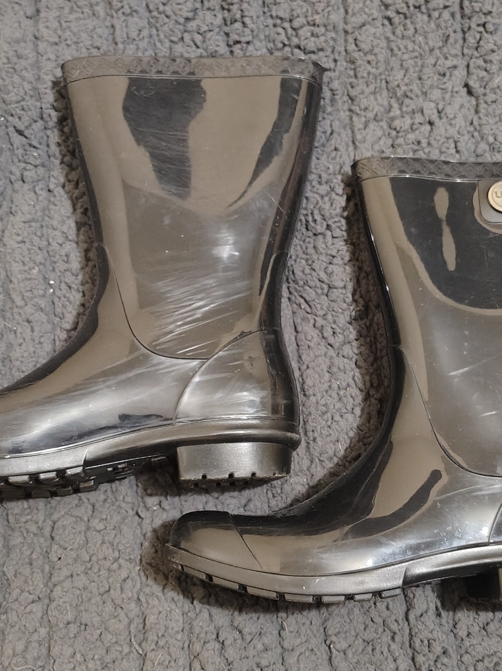 UGG Black Logo Accent Boot